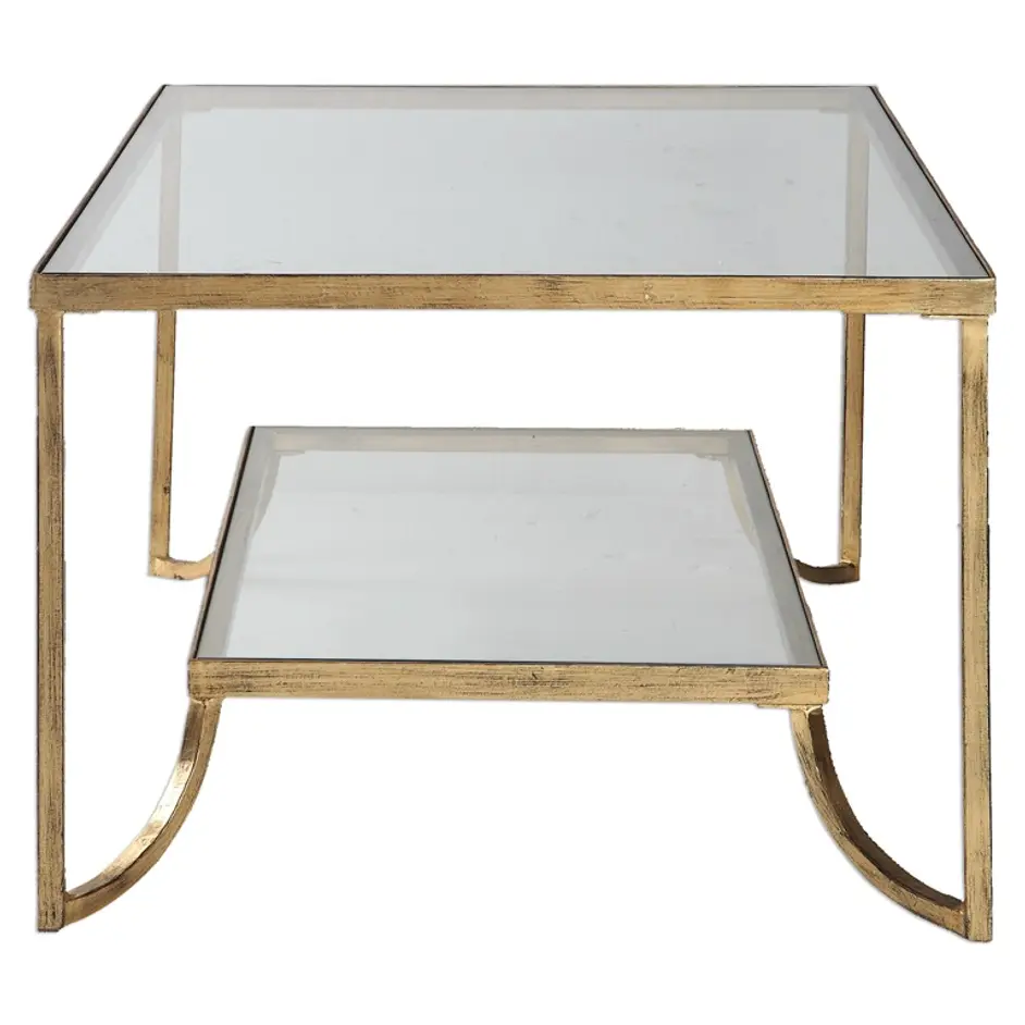 Katina Gold Leaf Coffee Table by Uttermost
