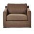 Hampton Slipcover Swivel Chair - Antwerp Cafe by Four Hands