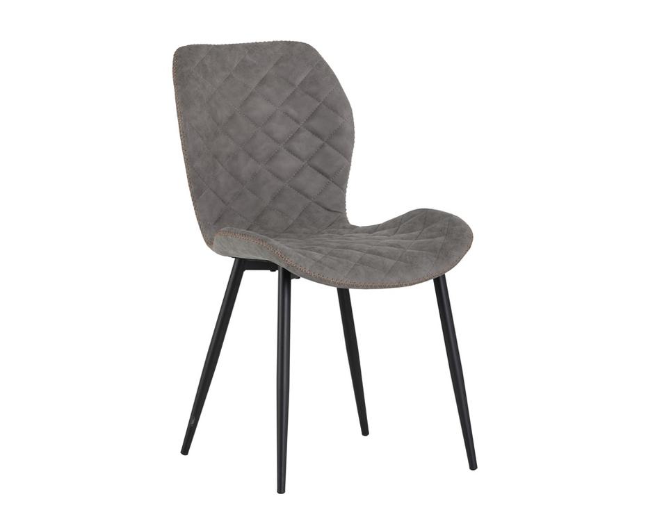 Lyla Dining Chair - Black - Antique Grey by Sunpan