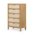 Allegra 5 Drawer Dresser-Natural Cane by FOUR HANDS
