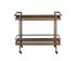 LIVINGSTON BAR CART - ANTIQUE BRASS by Sunpan