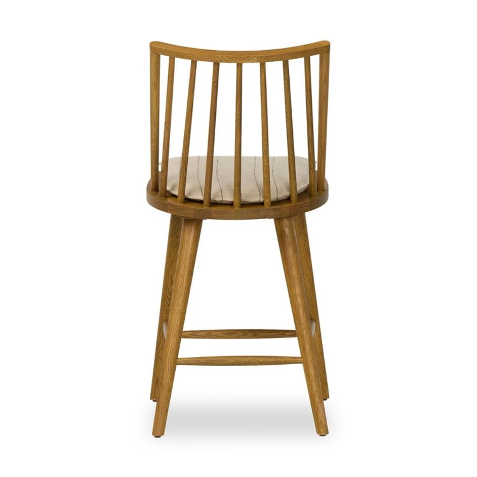 Lewis Windsor Bar + Counter Stool - Lavon Flint by Four Hands