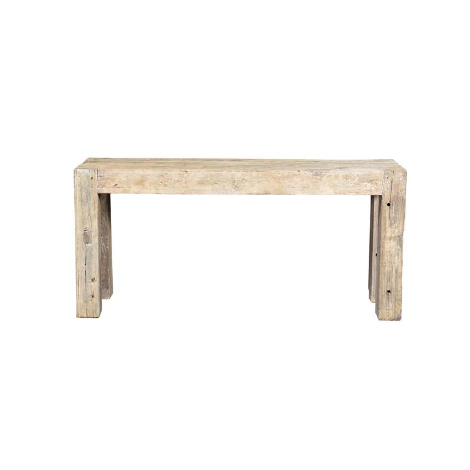Giza Console Table Bleached White by Classic Home