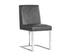 Dean Dining Chair - Stainless Steel - Cantina Magnetite by Sunpan