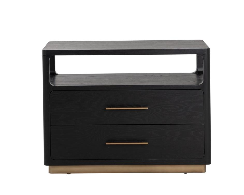 DANETTE NIGHTSTAND - BLACK by Sunpan