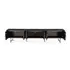 Verbania 98" Plasma Cabinet, Matte Black by Home Trends & Design