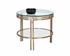 ANDROS END TABLE - ANTIQUE BRASS by Sunpan