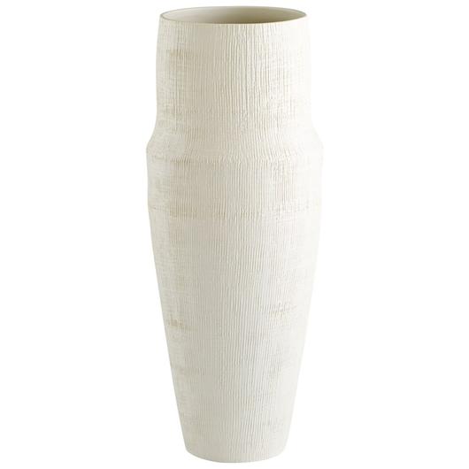 Leela Vase in White by Cyan Design