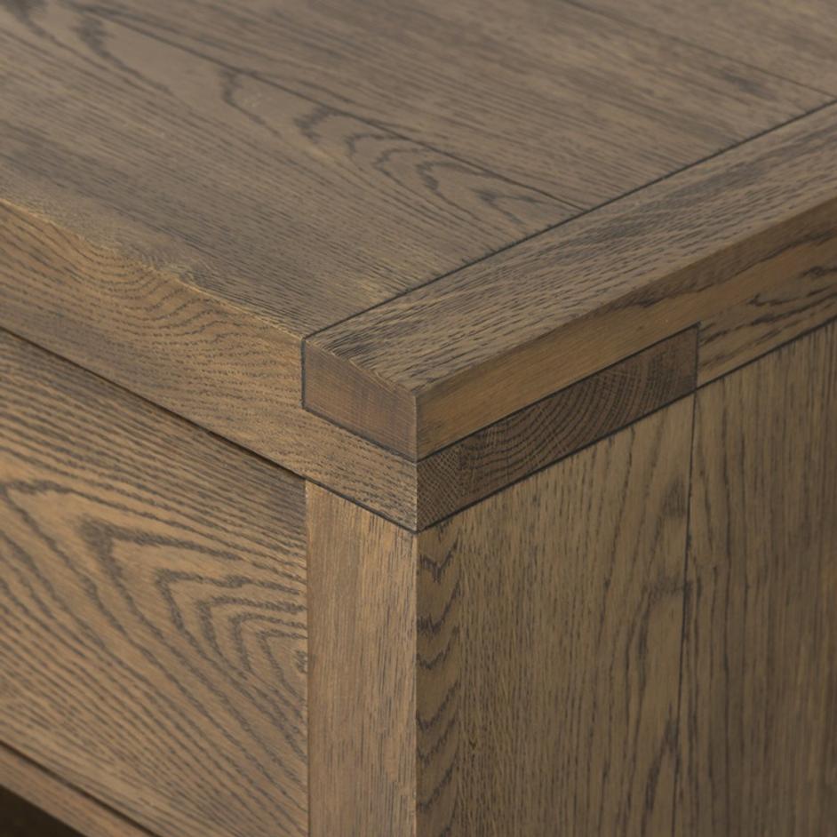 Warby Nightstand - Worn Oak Veneer by Four Hands