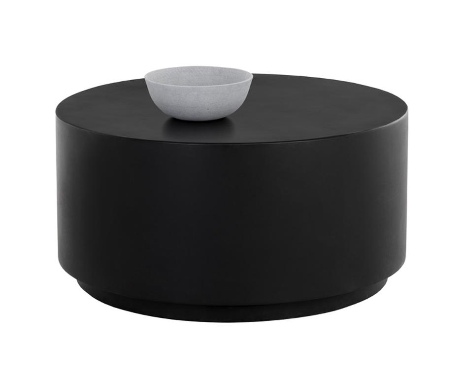 RUBIN COFFEE TABLE - BLACK by Sunpan