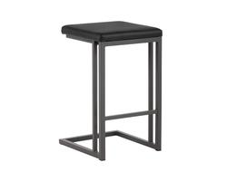 Boone Counter Stool - Grey - Onyx by Sunpan
