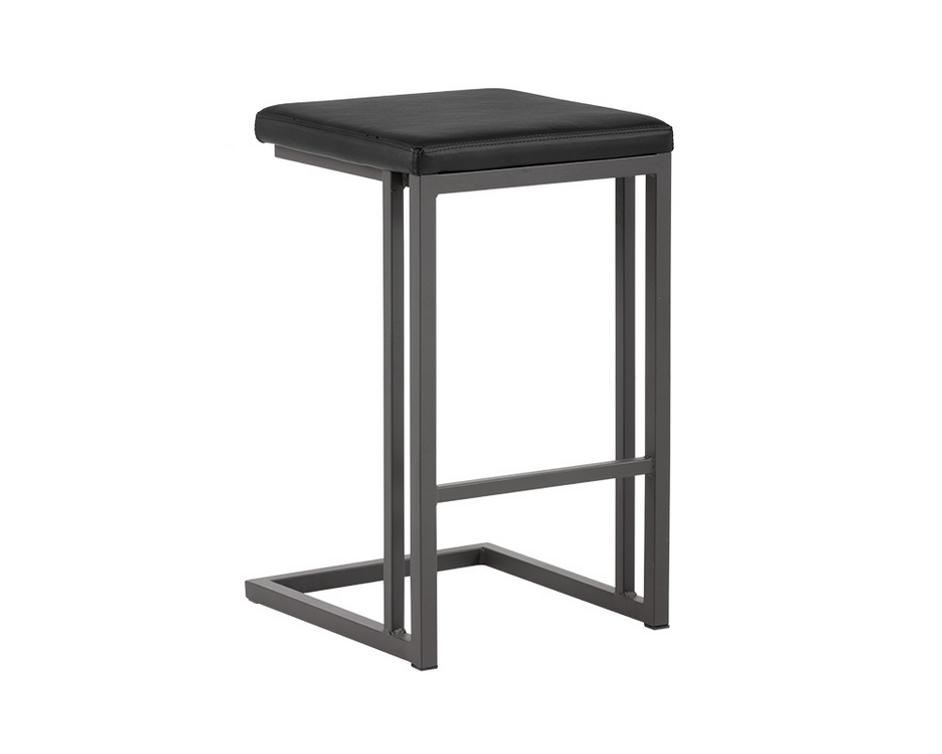 Boone Counter Stool - Grey - Onyx by Sunpan