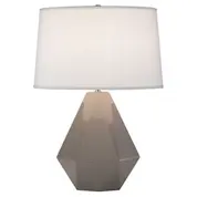 Smokey Taupe Delta Table Lamp by ROBERT ABBEY