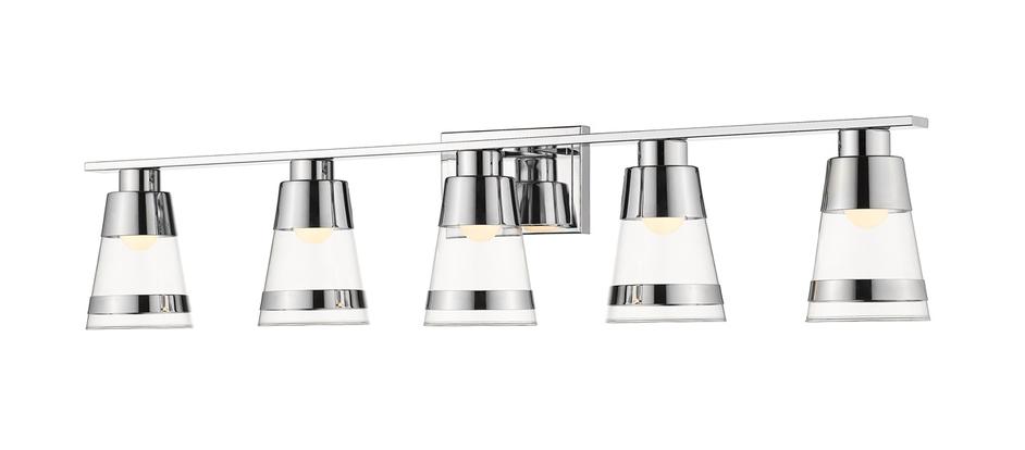 Ethos 5 Light Vanity in Chrome  Finish by Z-Lite