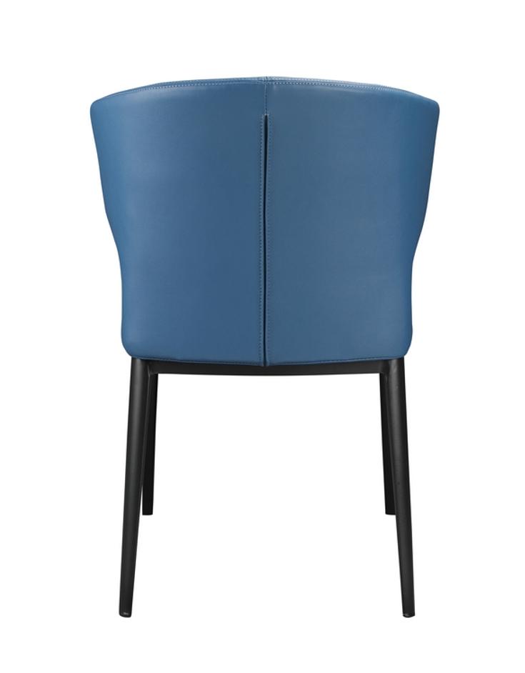 DELANEY SIDE CHAIR STEEL BLUE by Moes Home
