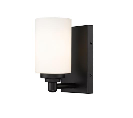 Soledad 1 Light Wall Sconce in Matte Black Finish by Z-Lite