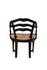 Black Maverick Arm Chair by Furniture Classics