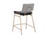 BRINLEY COUNTER STOOL - GOLD - NIGHTFALL BLACK / CHACHA GREY by Sunpan