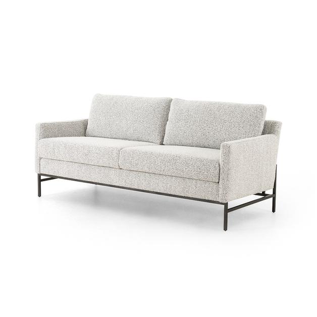 Vanna Sofa In 74" In Knoll Domino by FOUR HANDS