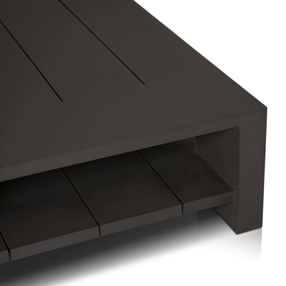 Roca Outdoor Metal Coffee Table - Bronze by Four Hands