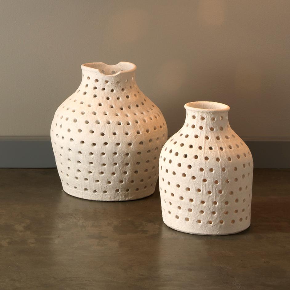 Porous Ceramic Vase, Small by Jamie Young