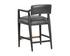 KEAGAN COUNTER STOOL - BRENTWOOD CHARCOAL LEATHER by Sunpan