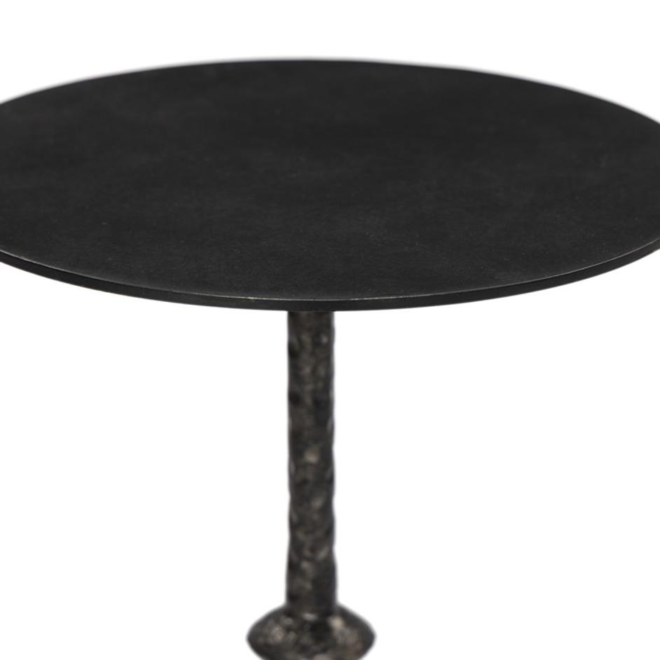 Jocelyn End Table - Raw Black Iron by Four Hands