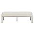 Venturi Fabric Tufted Bench In Opus Cream by New Pacific Direct