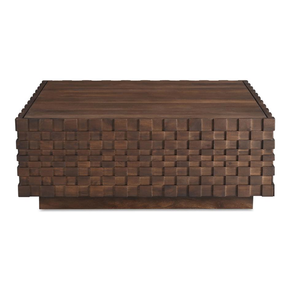 Easton Storage Coffee Table Brown by Moes Home