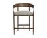 ZANATTA COUNTER STOOL - ZENITH TAUPE GREY by Sunpan