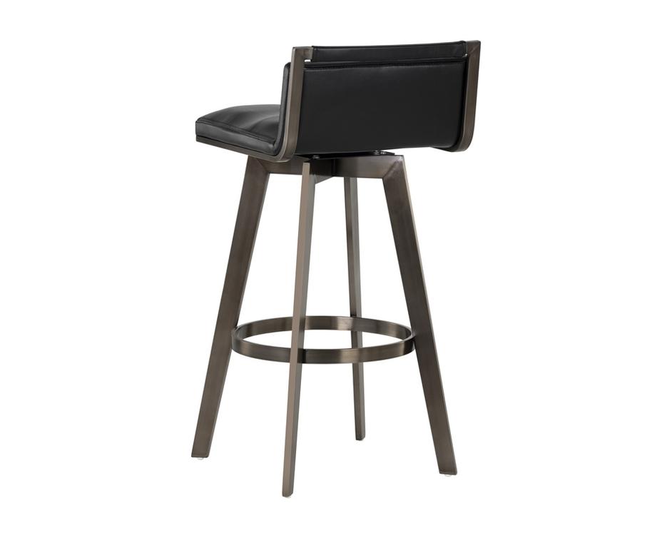 Arizona Swivel Barstool - Castillo Black by Sunpan