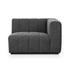 Build Your Own: Langham Channeled Sectional - Saxon Charcoal by Four Hands