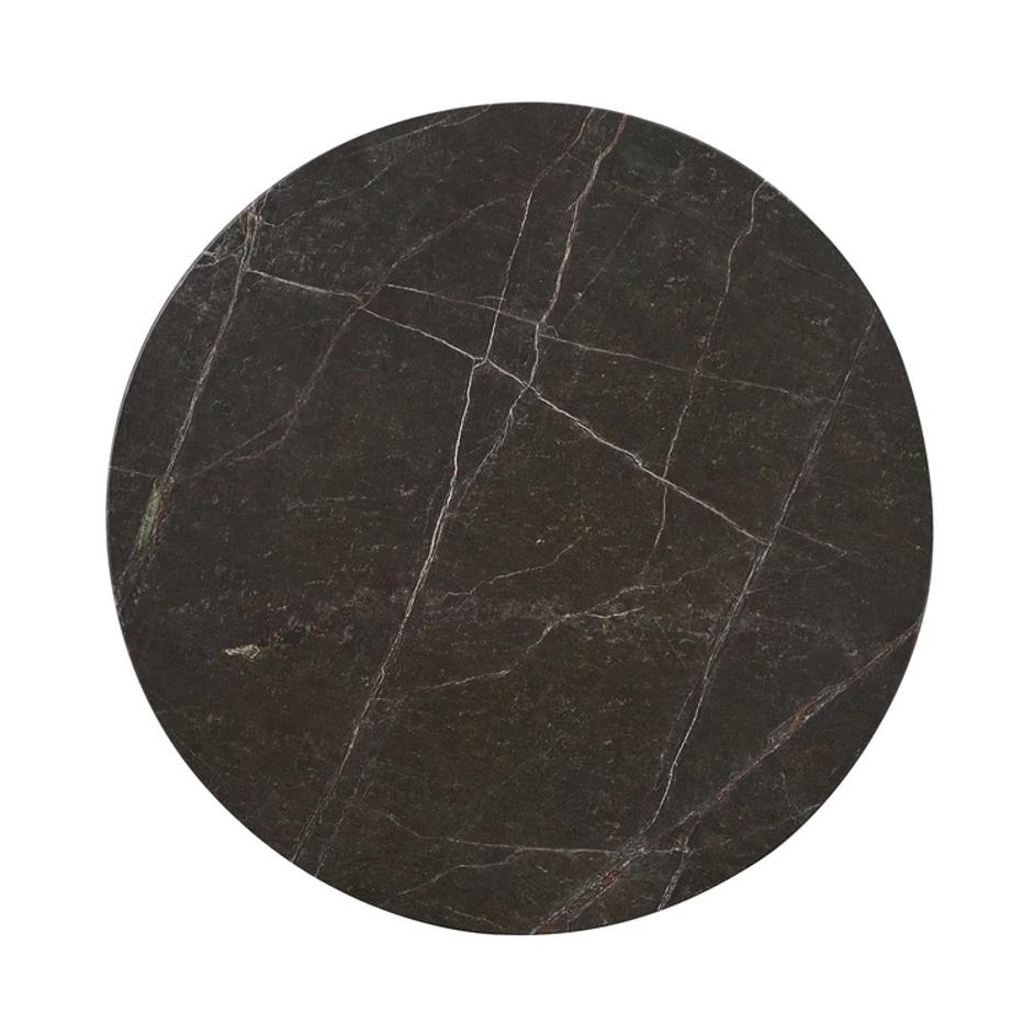 Briley Marble Round Accent Table Small by Classic Home