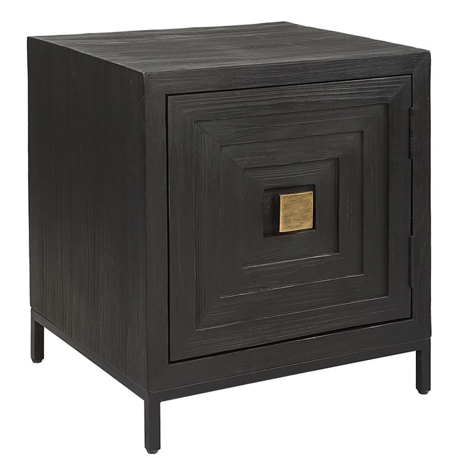Aiken Geometric Cabinet / End Table by Uttermost