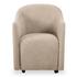Drava Rolling Dining Chair Beige by Moes Home
