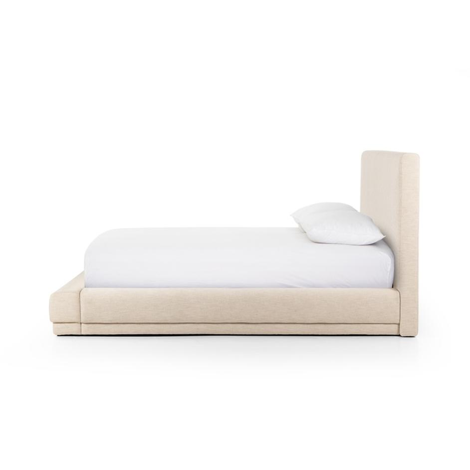 Martina Bed in King Size with Bergamo Parchment Finish by FOUR HANDS