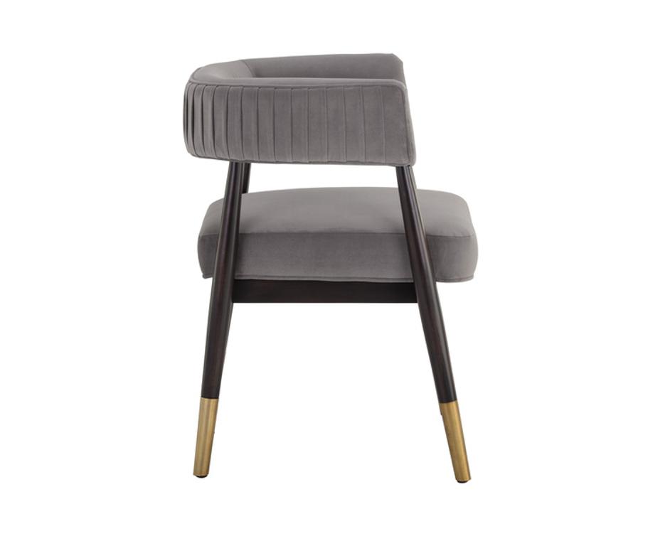 CALLEM DINING ARMCHAIR - ANTONIO CHARCOAL by Sunpan
