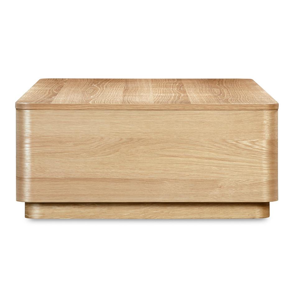 Round Off Coffee Table Natural Oak by Moes Home