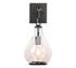 Tear Drop Hanging Wall Sconce, Clear Glass and Bronze by Jamie Young