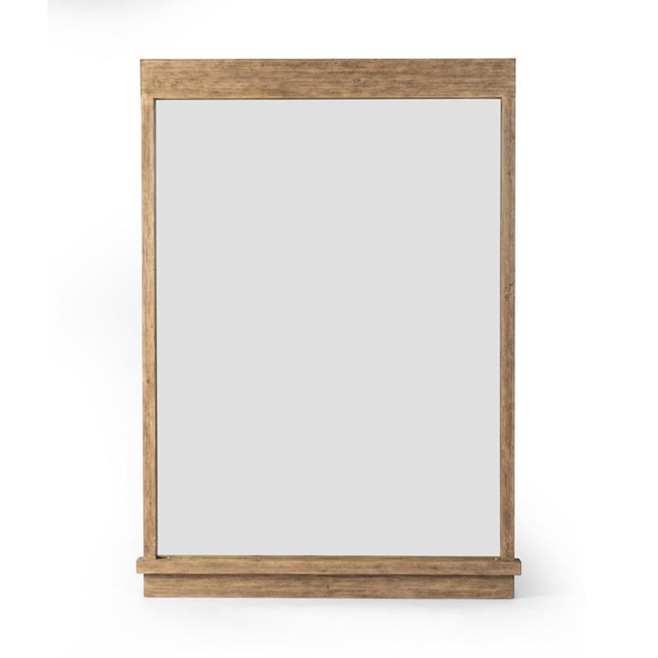 Ledge Floor Mirror - Distressed Light Pine by Four Hands