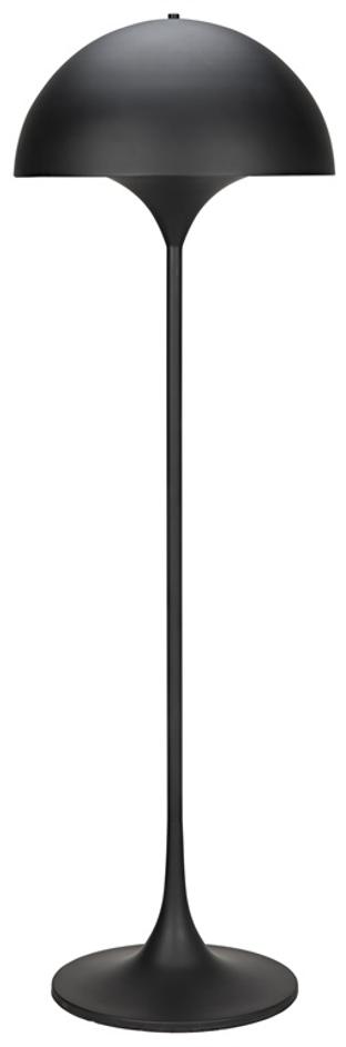 Cataracta Floor Lamp, Black Steel by Noir Furniture