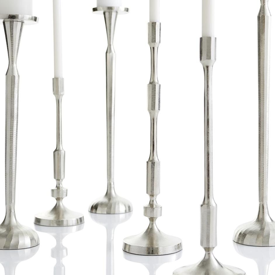 Sm Cambria Candleholder in Nickel by Cyan Design