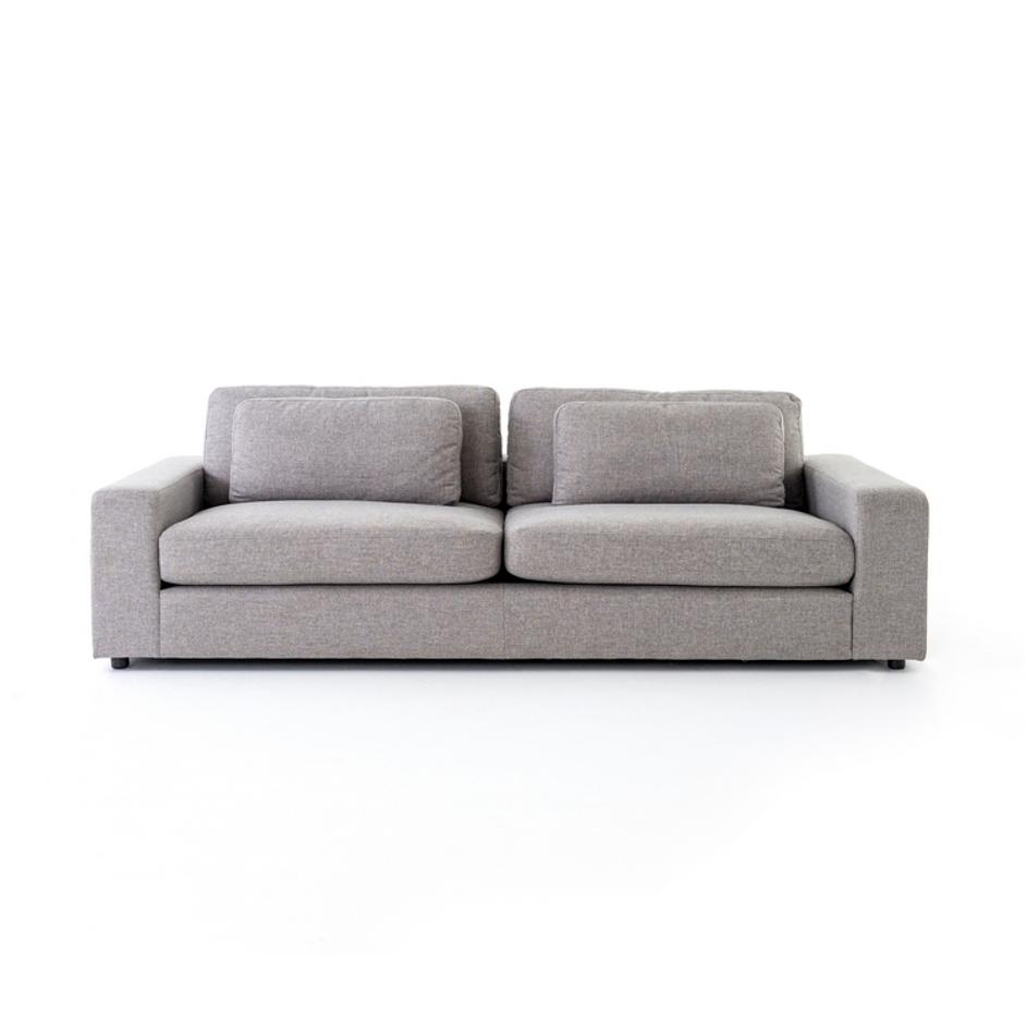 Bloor Sofa 98" in Chess Pewter by FOUR HANDS