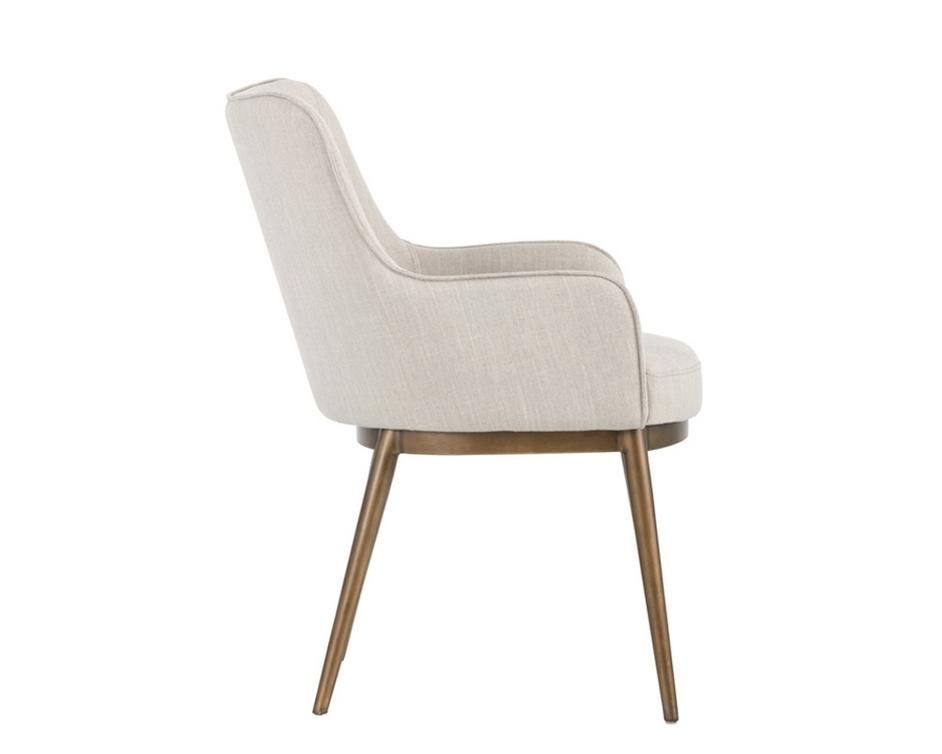 Franklin Dining Chair - Beige Linen by Sunpan