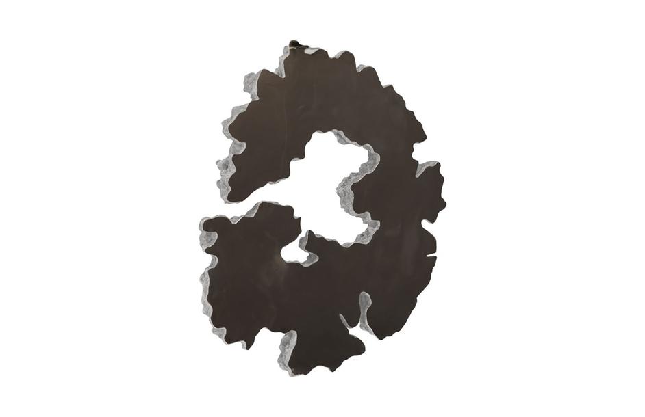 Lava Slice Wall Art, Resin, Stainless Steel, Large by PHILLIPS COLLECTION