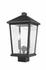 Beacon 2 Light Outdoor Post Mount Fixture in Oil Rubbed Bronze Finish by Z-Lite