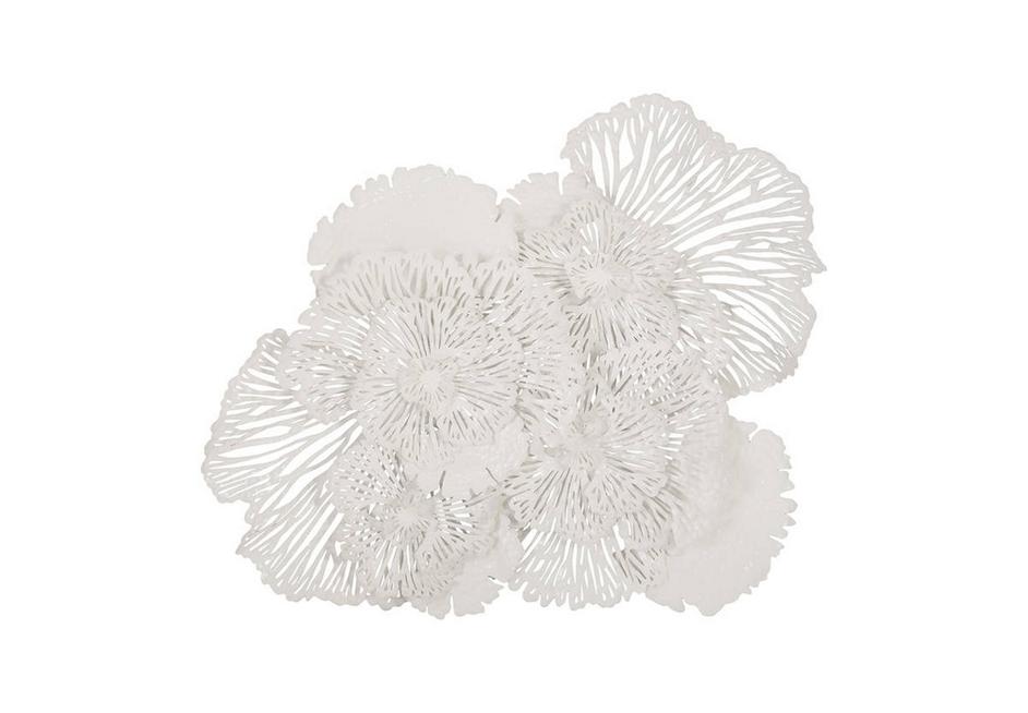 Flower Wall Art White, Large by PHILLIPS COLLECTION