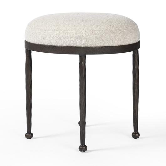Corinne Accent Stool - Crete Pebble by Four Hands