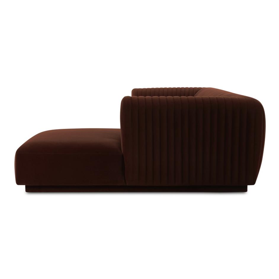 Zandro Right Sectional Warm Brown by Moes Home