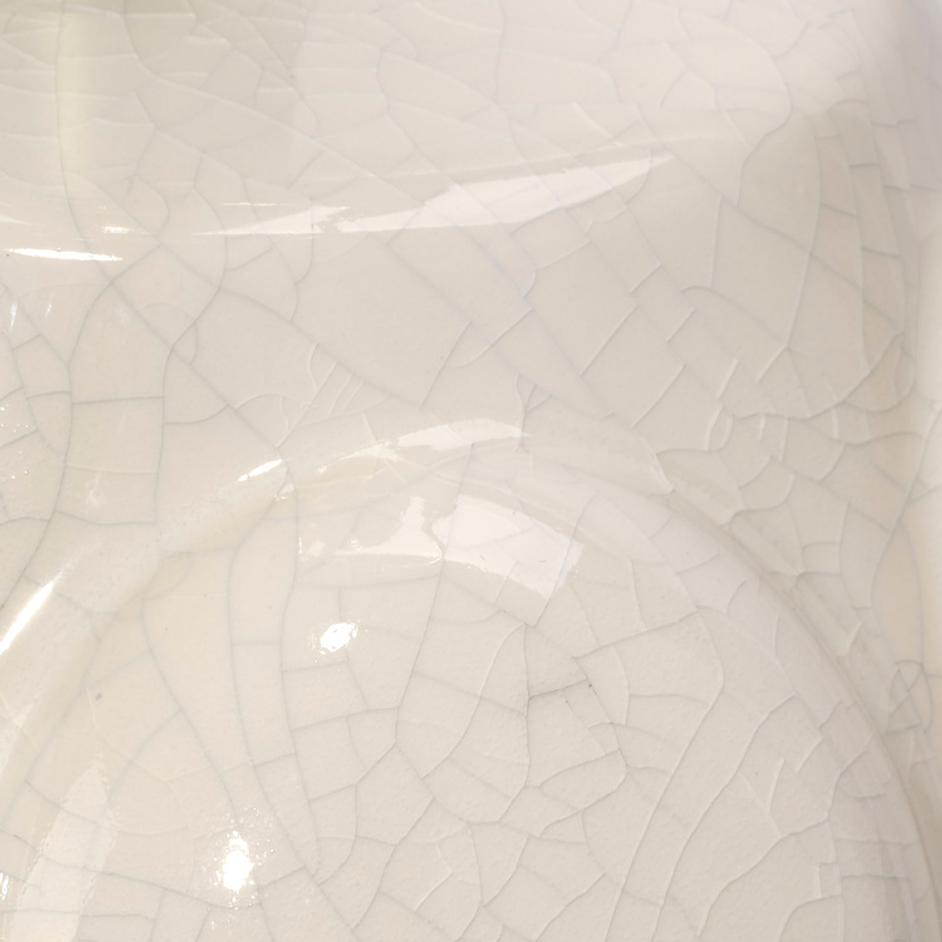 Silas Ceramic Table Lamp with Linen Shade by Jamie Young